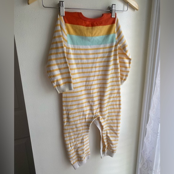 Disney Baby Cotton Striped Yellow White Kids One Piece 18 - 24 Month Jumpsuit - Picture 7 of 9